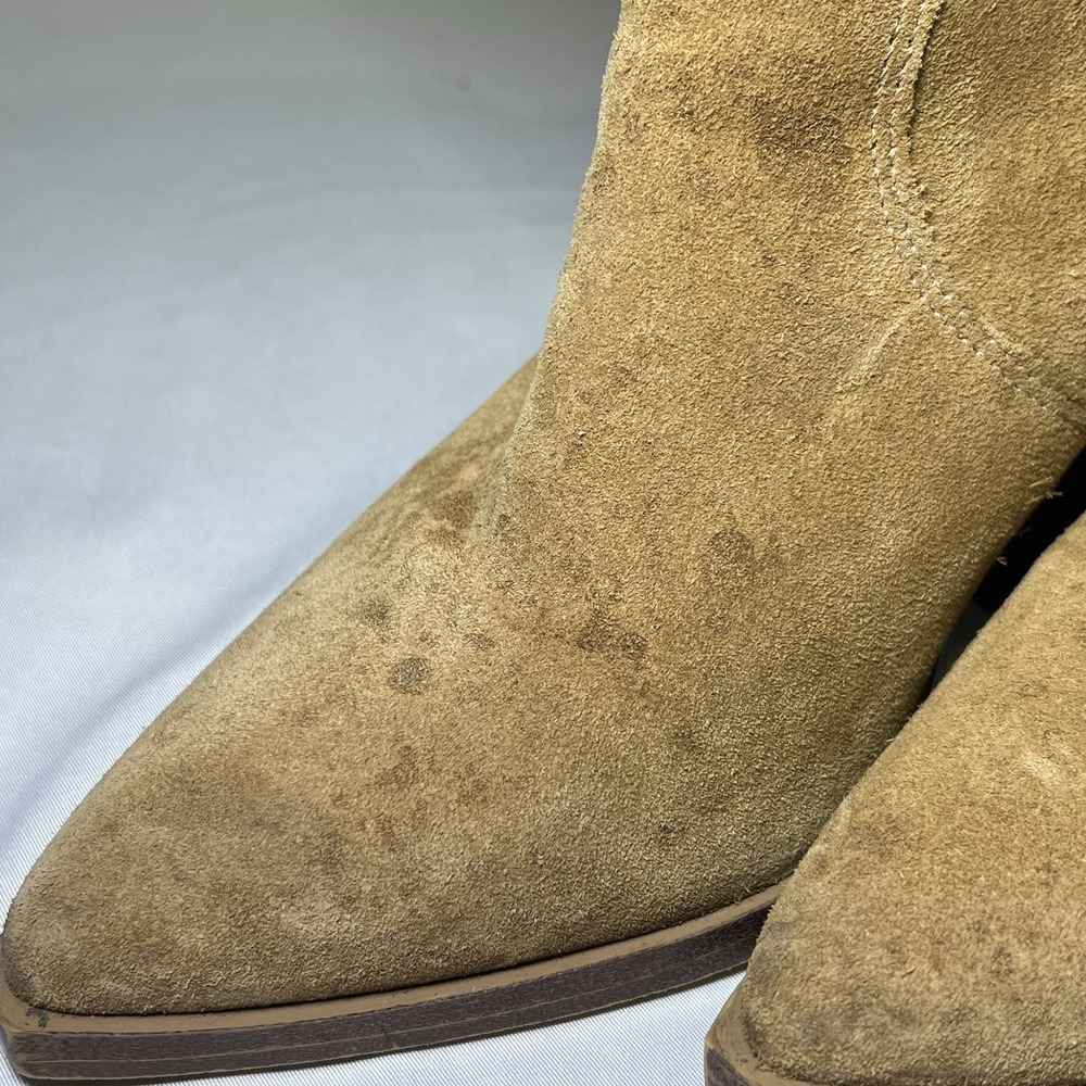 Chelsea & Violet Women's Size 7.5 Brown Suede Western Boots‎ Leather *read* - Picture 4 of 10